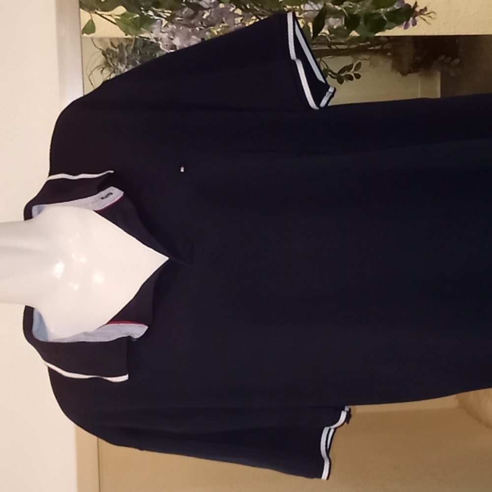 Tommy Hilfiger Navy Polo Knit Shirt